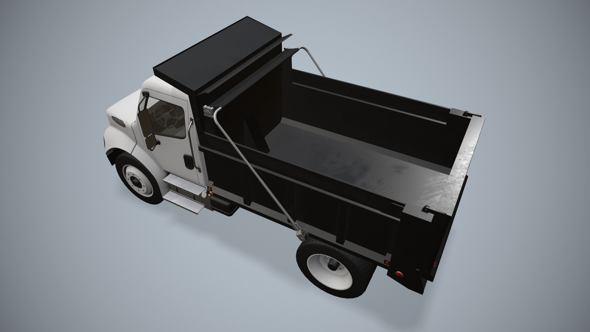 White Dump Truck (330)