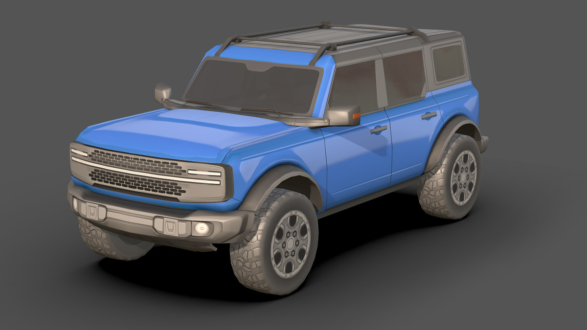 City Low Poly Car 1