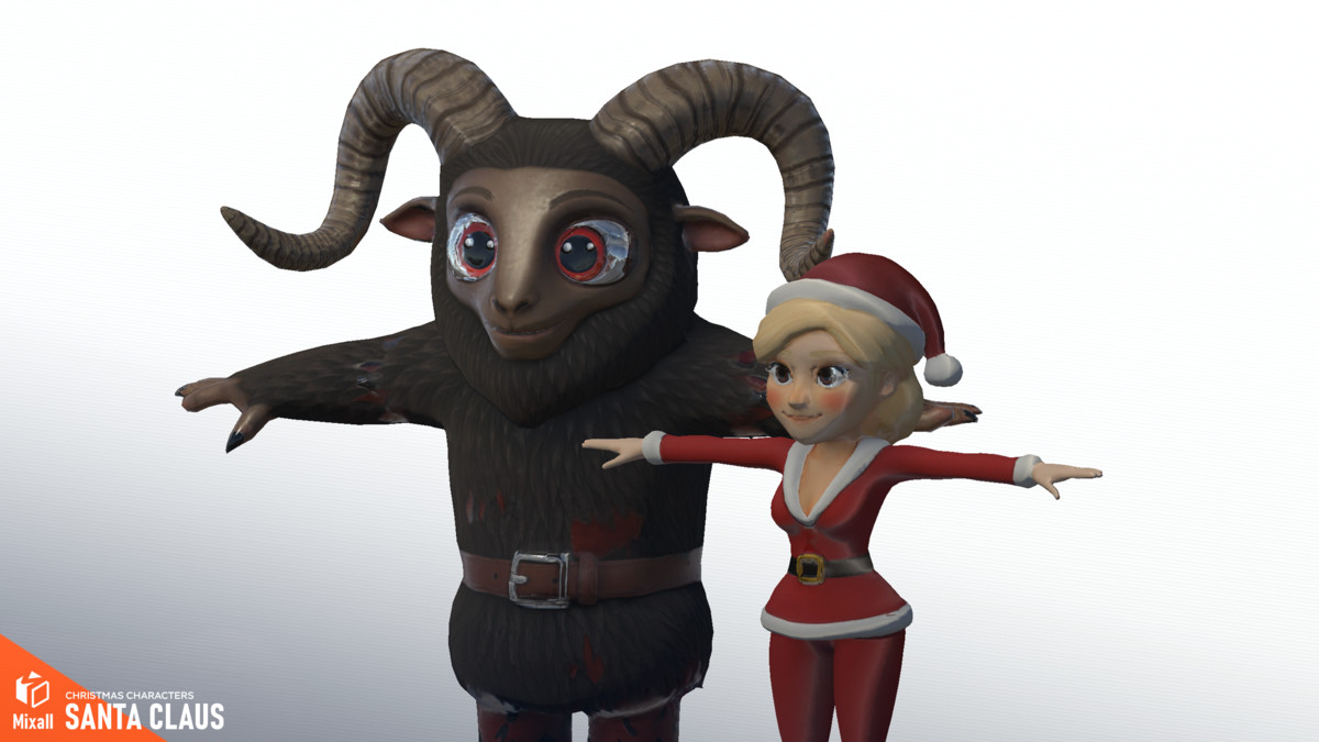 Santa Claus and Christmas characters