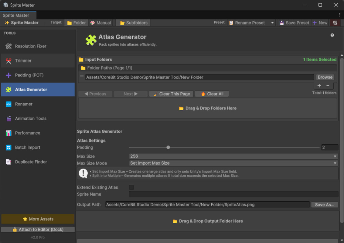 Sprite Master Pro: Ultimate 2D Optimization & Workflow Suite
