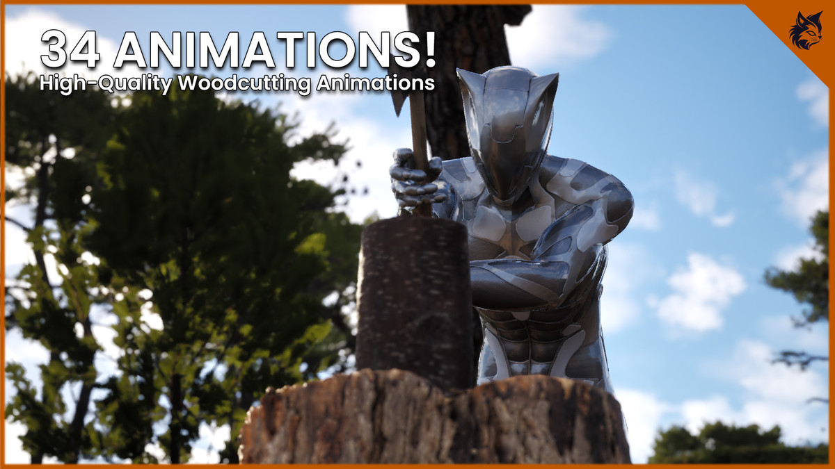Woodcutting Animation Pack