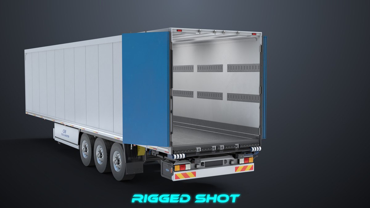 Refrigerator Trailer 05 URP HDRP Textures