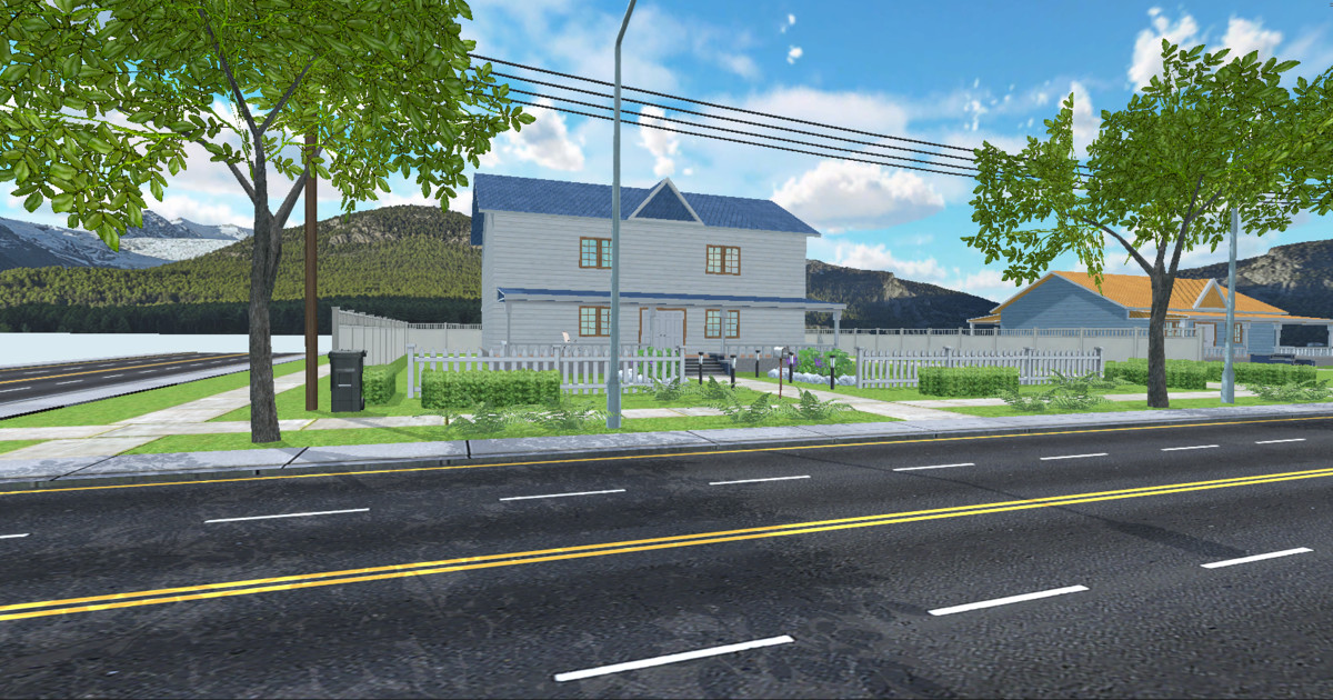 Modular Suburban Neighborhood Pack – Mobile Optimized Residential Environment