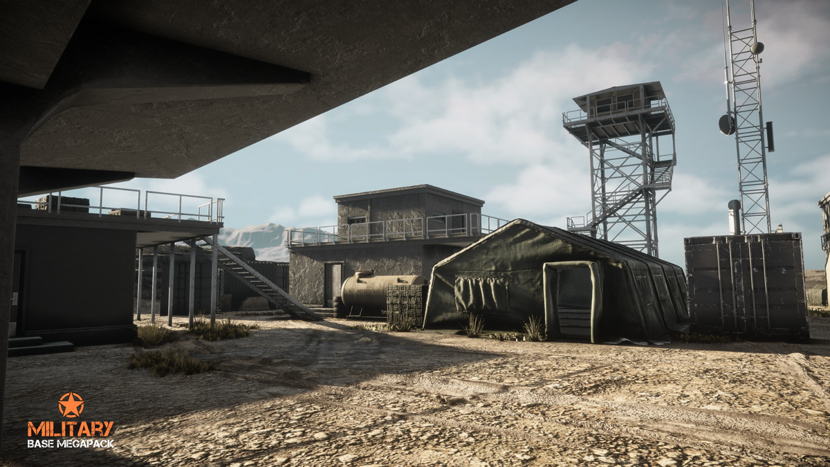 Military Base Megapack (Modular Military Base, Military Facility, Outpost, Army)