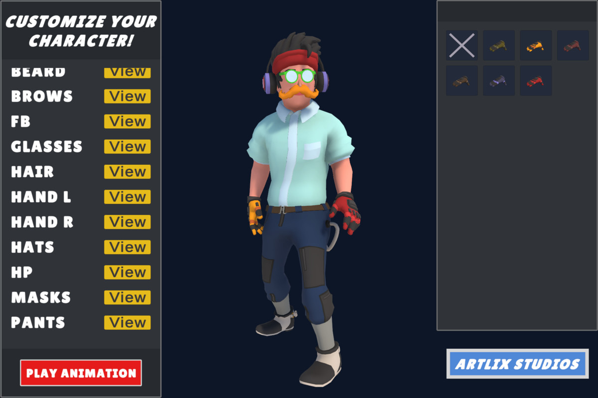 Customizable 3D Characters Ultimate Bundle