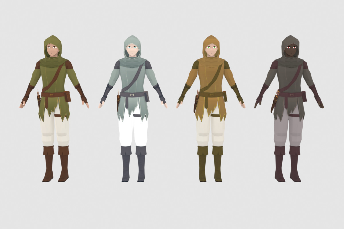Ultimate Stylized Characters Bundle – Male & Female + Animations