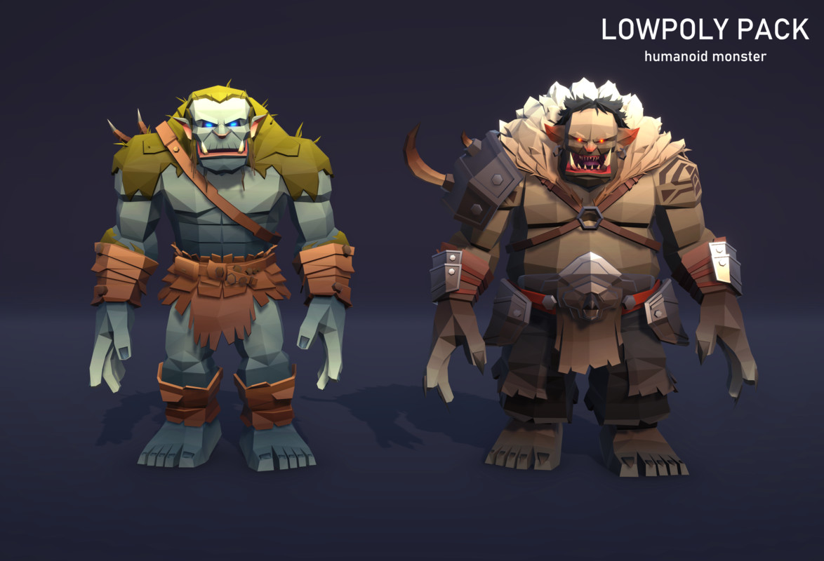 LowpolyPack_Humanoid monster