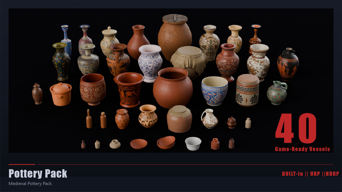 Medieval Pottery Pack