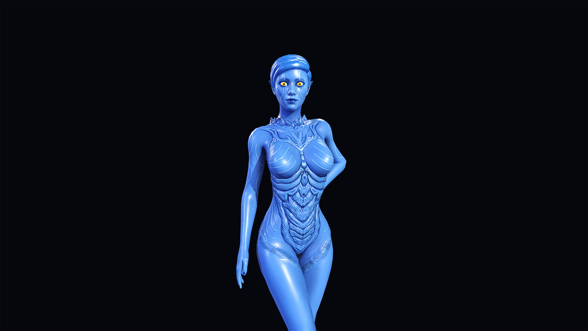 Alien girl