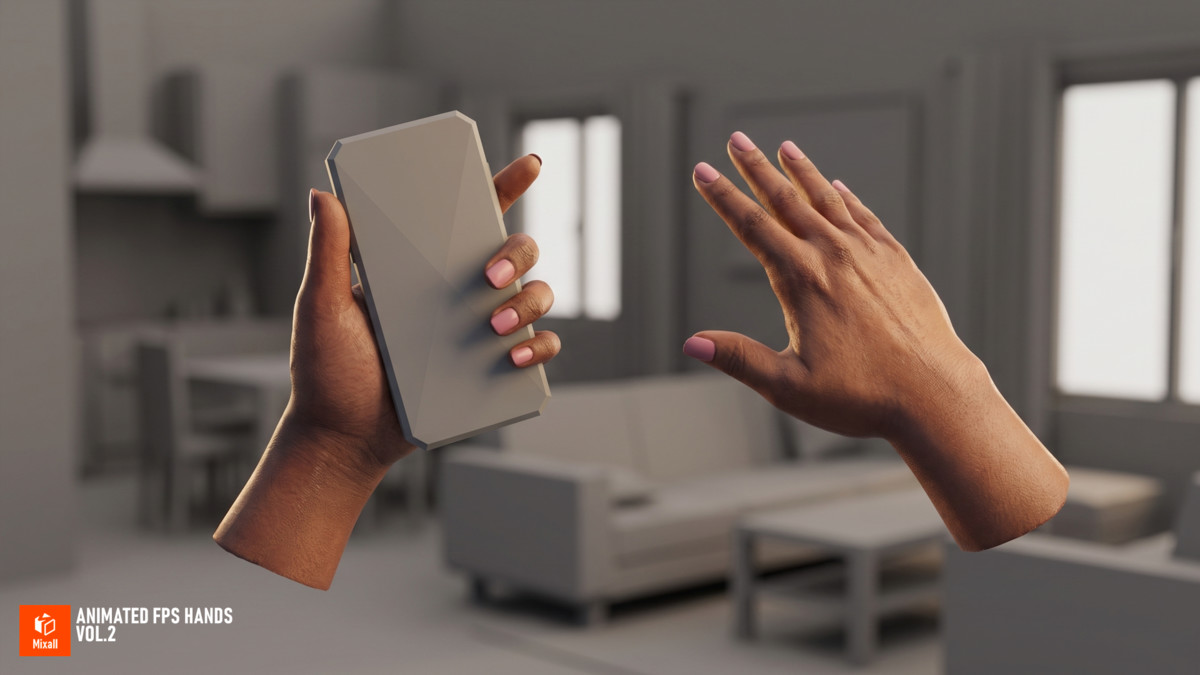 Animated FPS Hands Vol.2