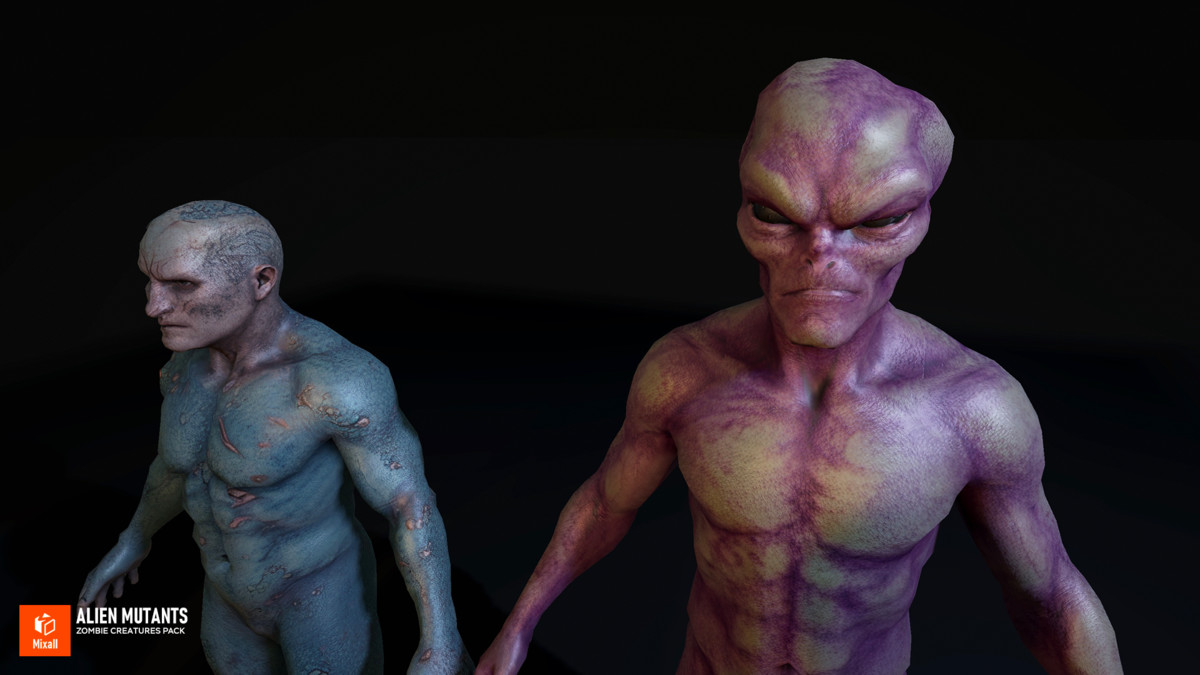 Alien Mutants - Zombie Creatures Pack