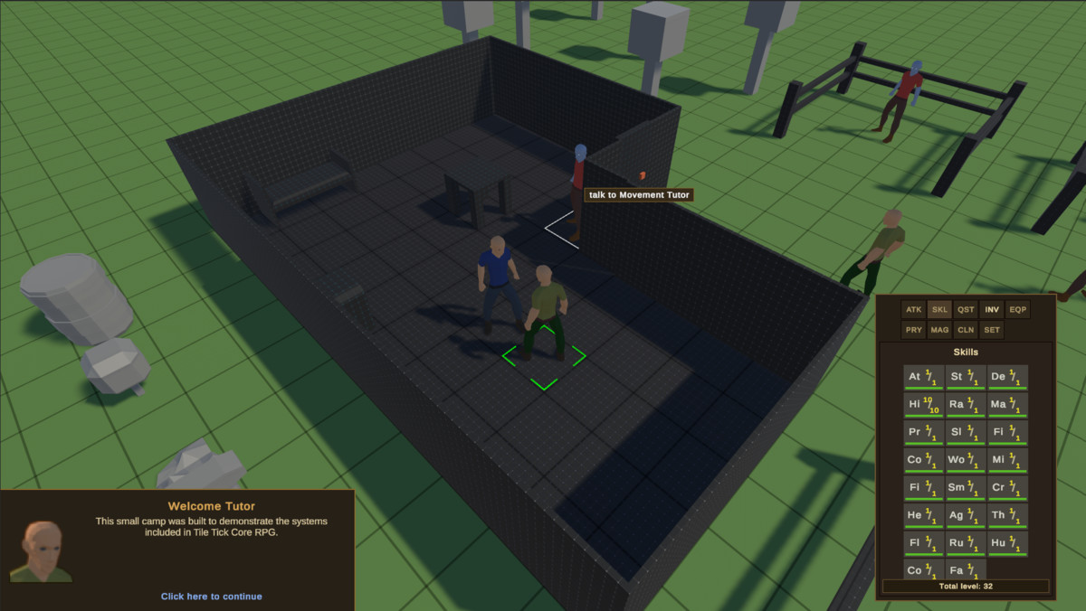 Tile Tick Core RPG
