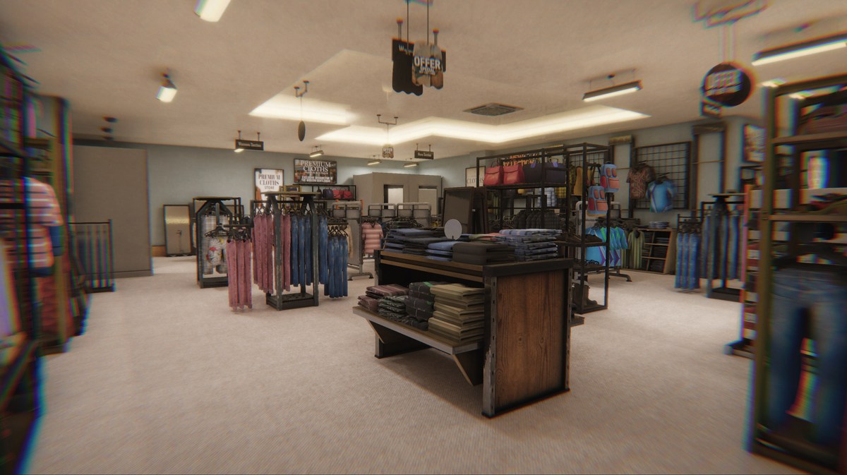 Clothing Store 3d Modular Environment Pack