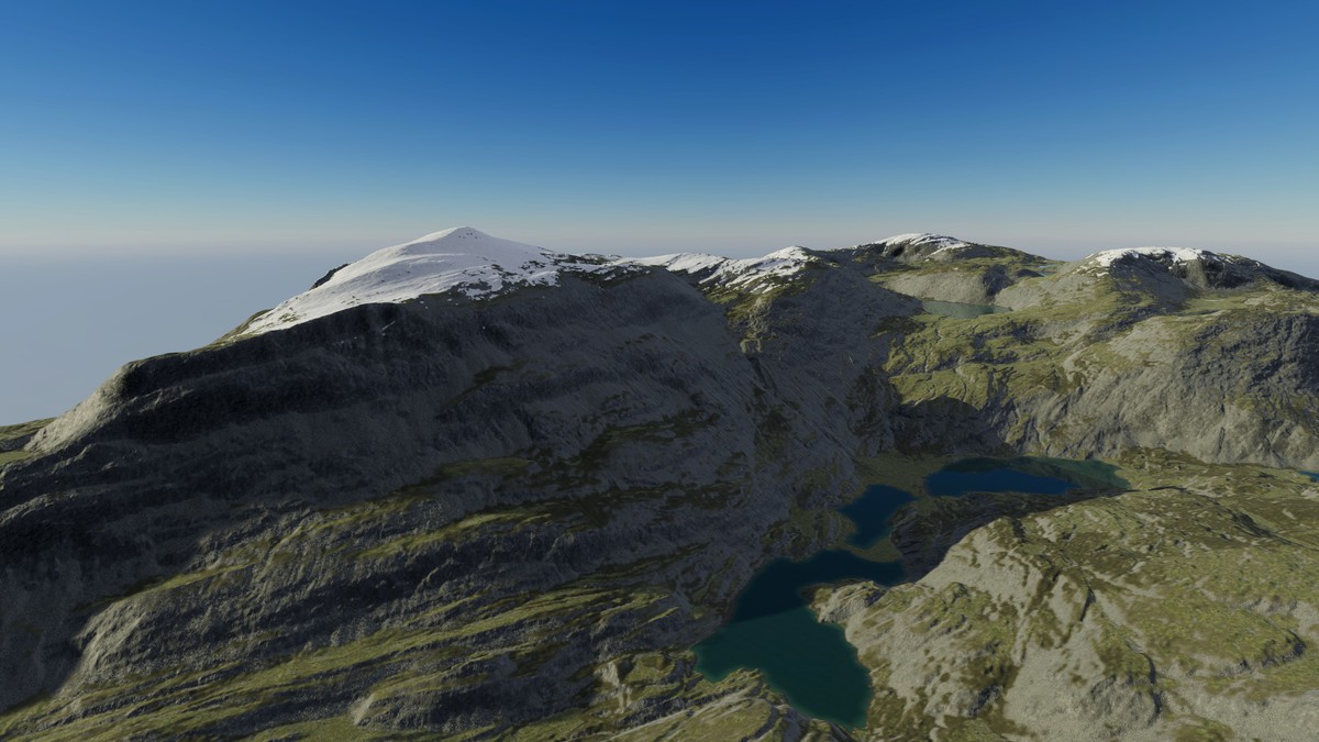 Norway Fjell Real-World Terrains 15 km