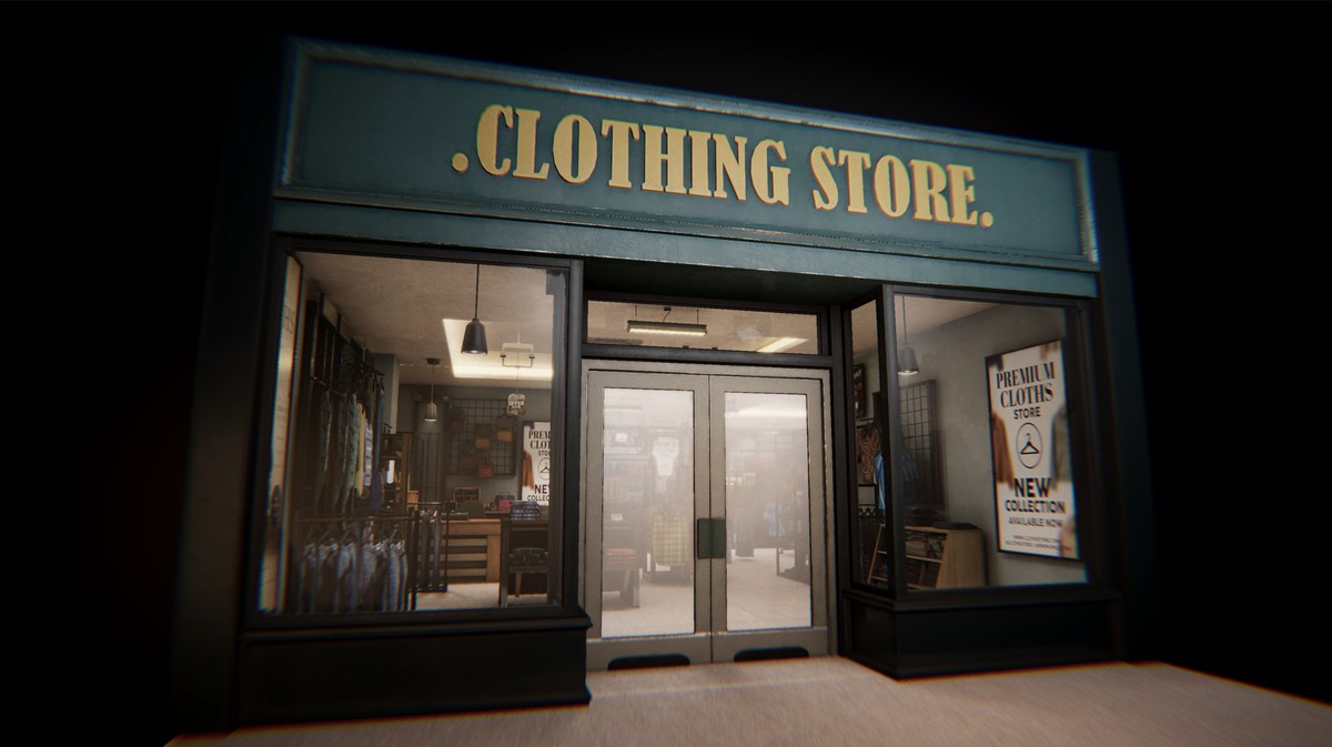 Clothing Store 3d Modular Environment Pack
