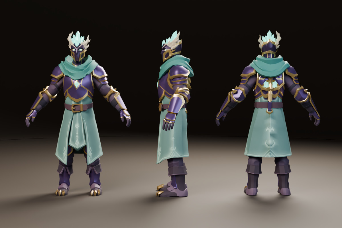 Stylized Modular Characters – Fantasy Mage Pack