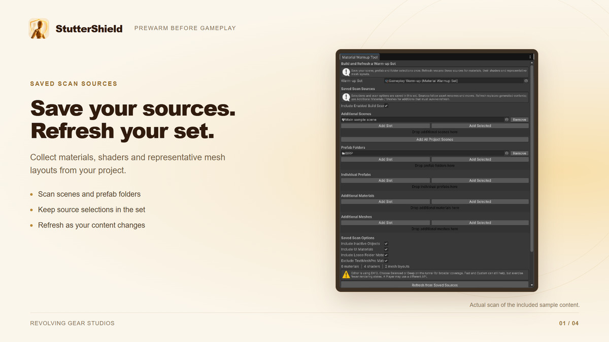 StutterShield – Shader & Material Prewarming