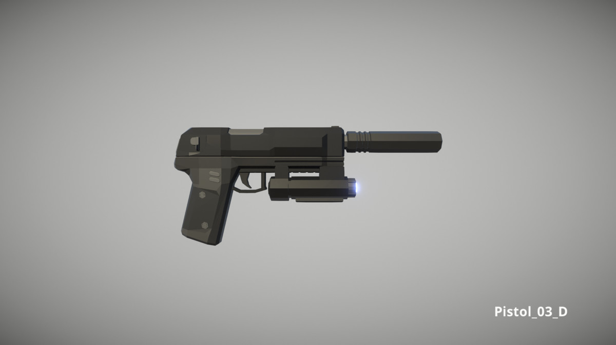 Cyberpunk Armory - Low Poly