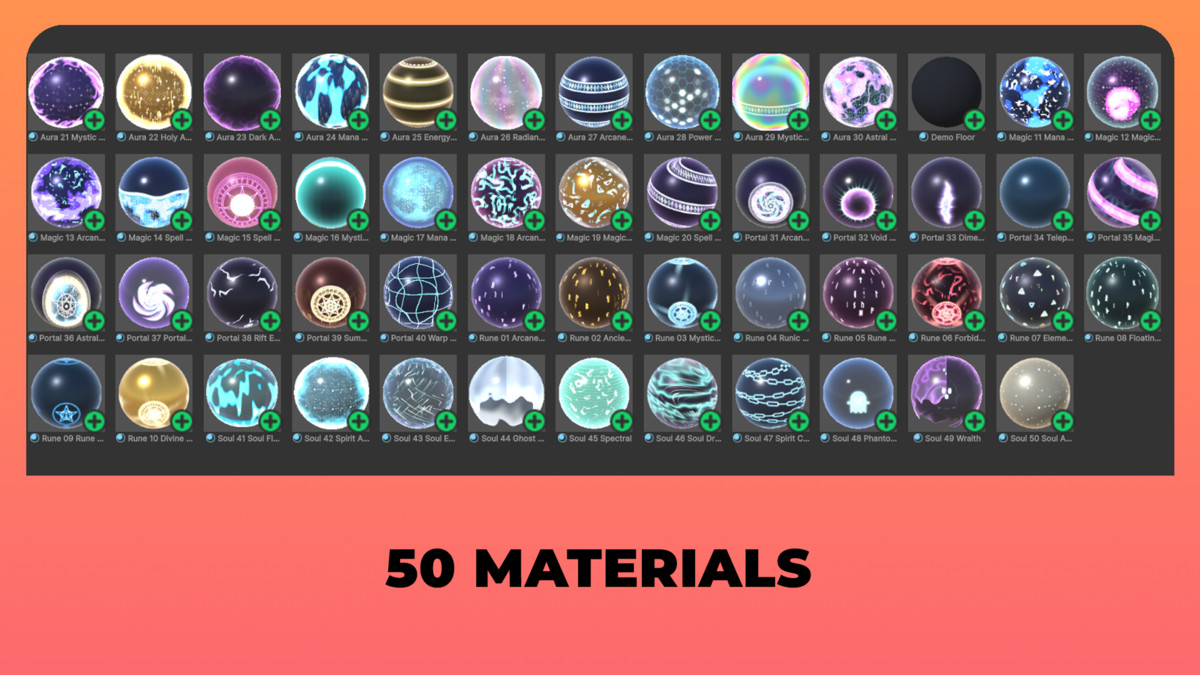50 Arcane Shaders for Unity URP