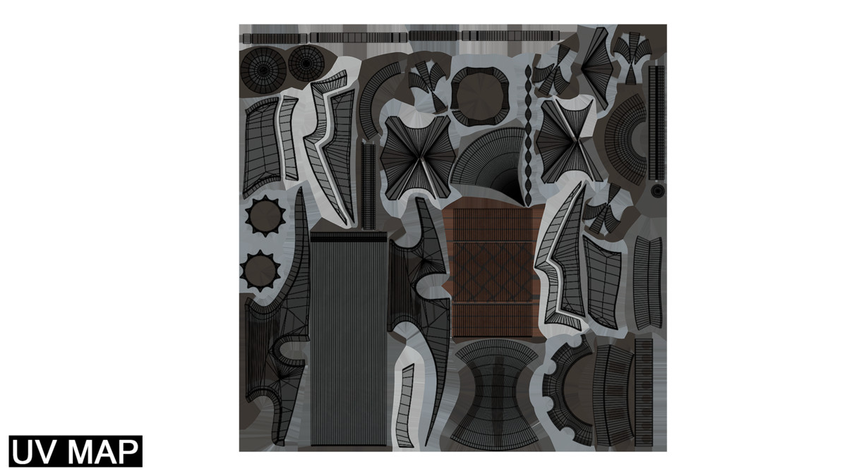 Battle Axe 03 URP HDRP Textures