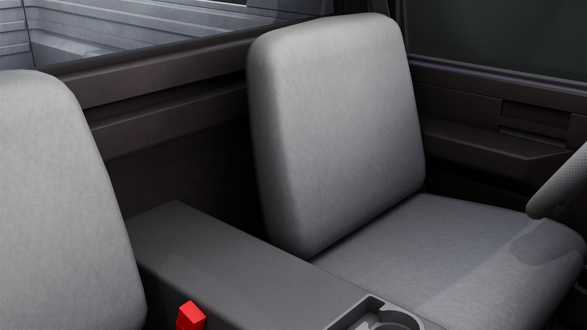 Pickup Truck01 Black and White URP HDRP Textures