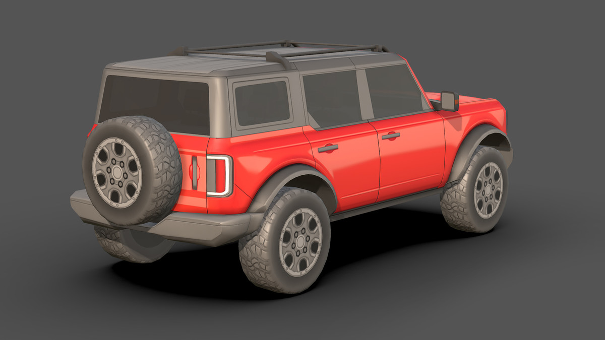 City Low Poly Car 1