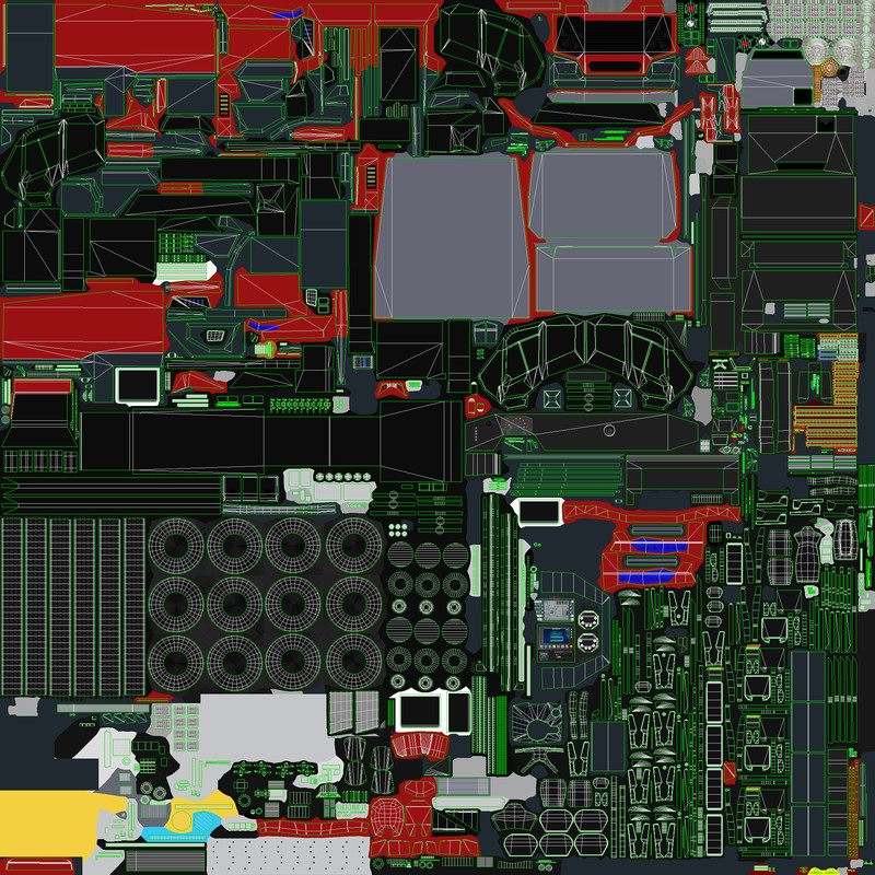 Airport Fire Truck 6x6 Red (387)