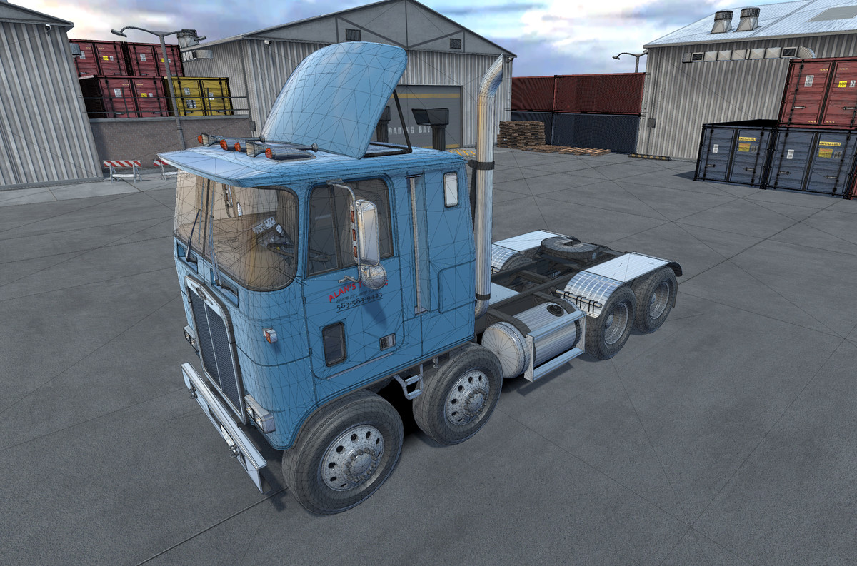 TwinSteer cabover truck