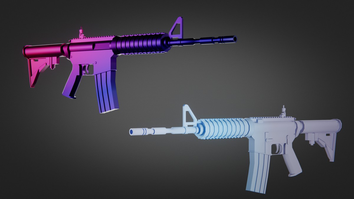 Ultimate Weapon Pack — 23 Guns + 943 Skins (Low Poly, Stylized, FPS/TPS Ready)