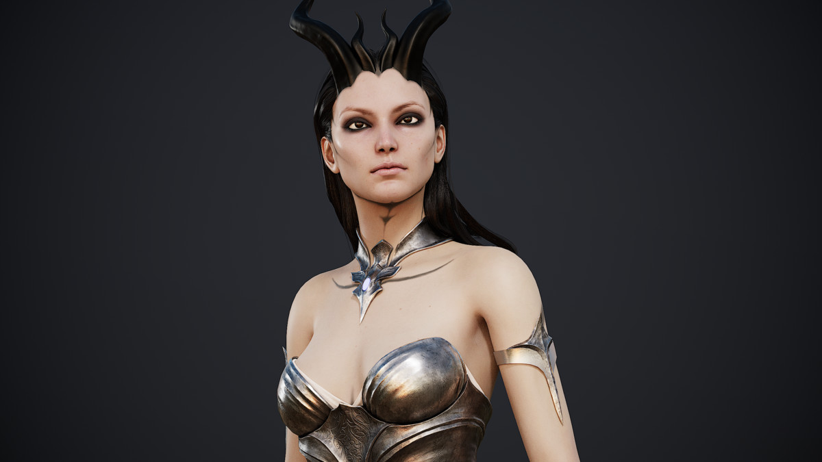 Fantasy Demones Girl