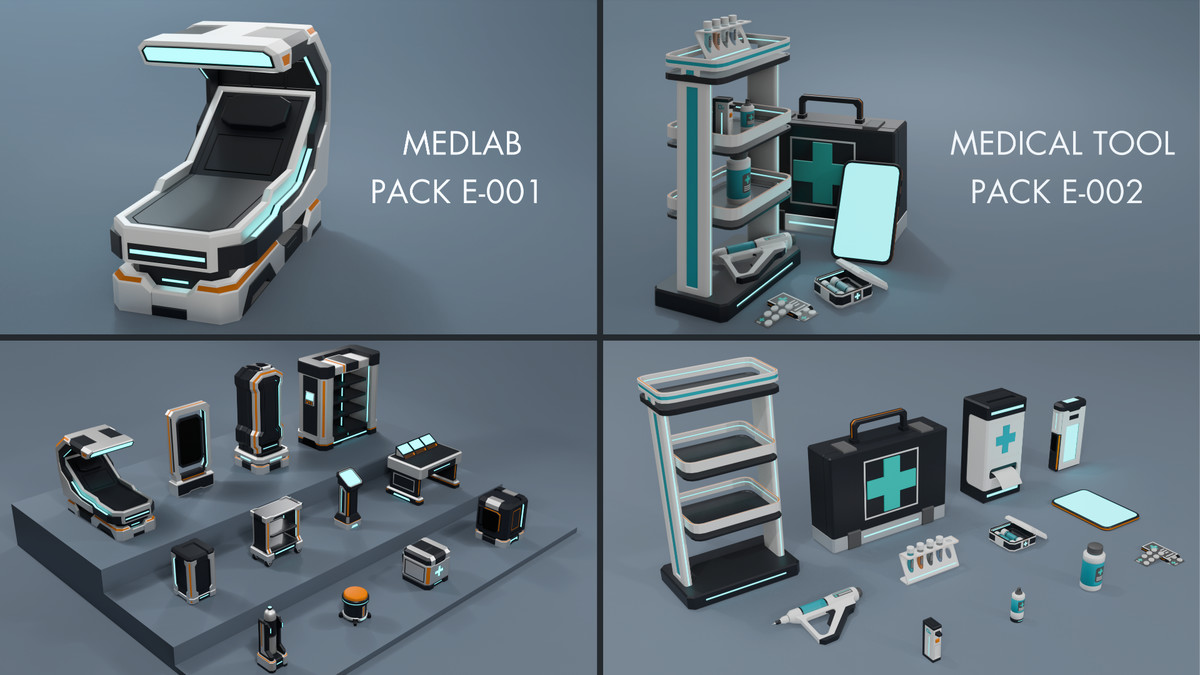 LOW POLY SCI-FI ULTIMATE ASSET LIBRARY