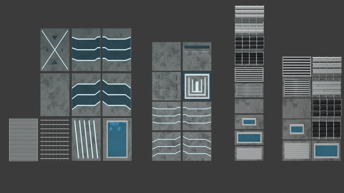 Modular_SciFi_Pack (146 Objects, LowPoly)