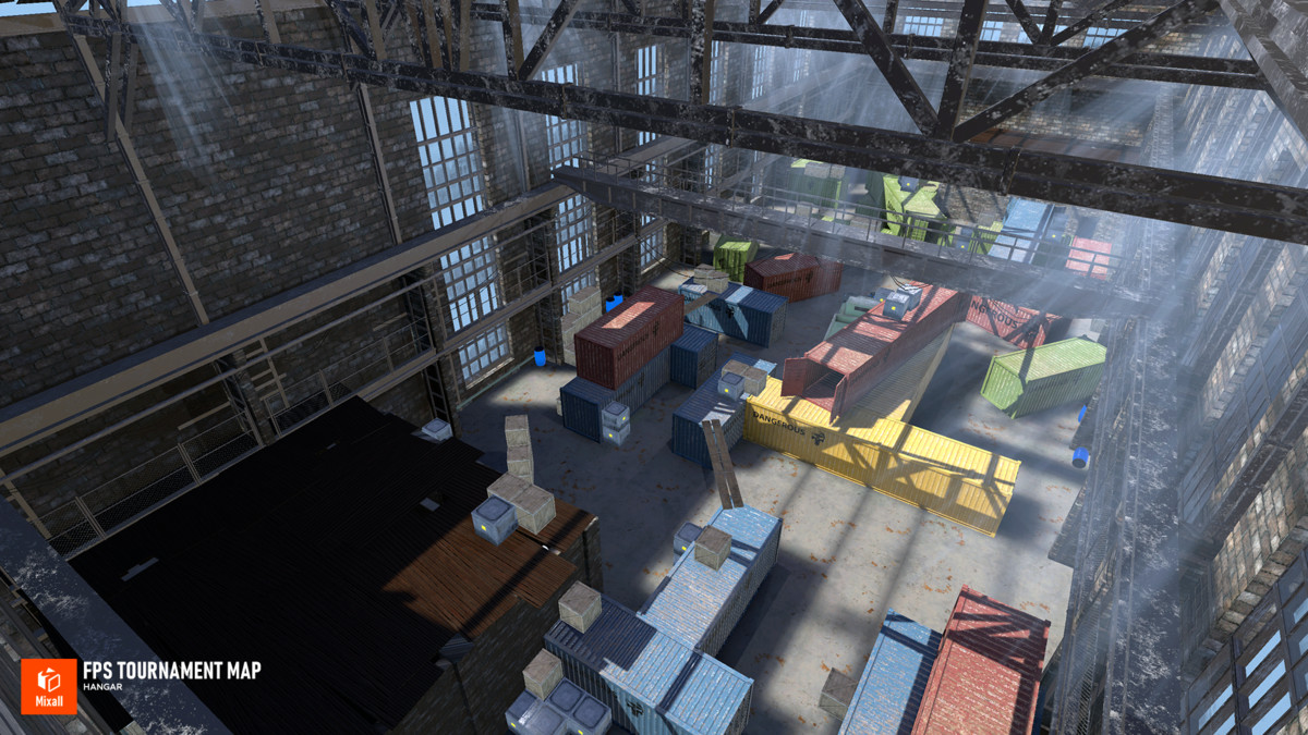 FPS tournament map - Hangar