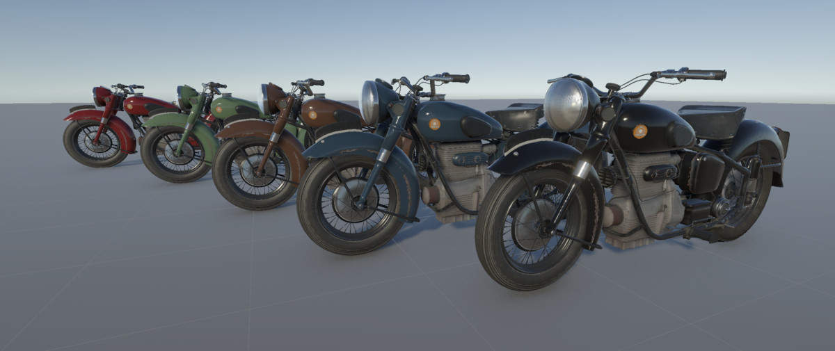 Retro Motorcycle