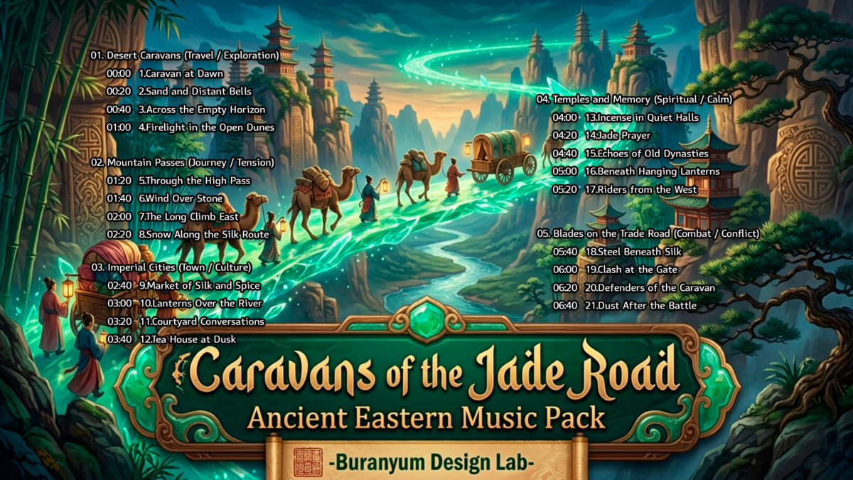 Caravans of the Jade Road – Ancient Eastern Music Pack