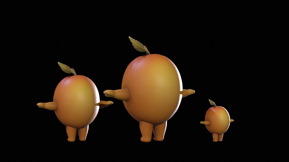 Chibi Fruit Peach
