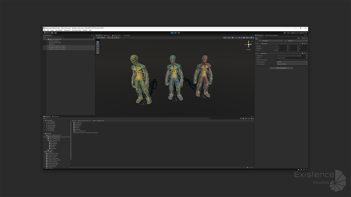 Pack 1 and 2 - Stylized Fantasy Creatures