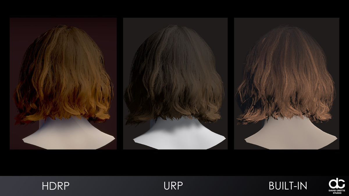 Realistic male hairstyles, pack #6 | Rigged hair, game-ready, low-poly