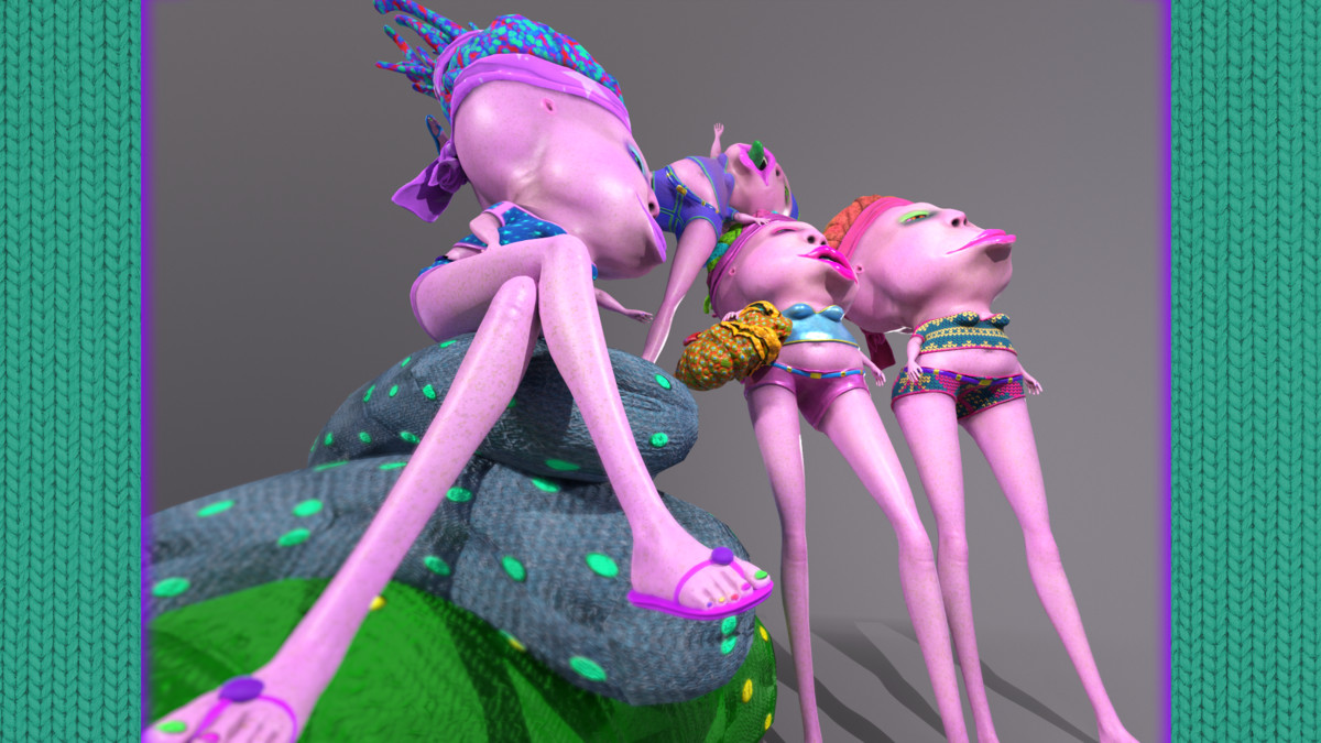 Funky Cartoon Woman – Candy