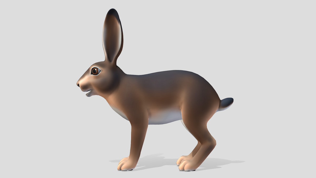 Cartoon - Hare