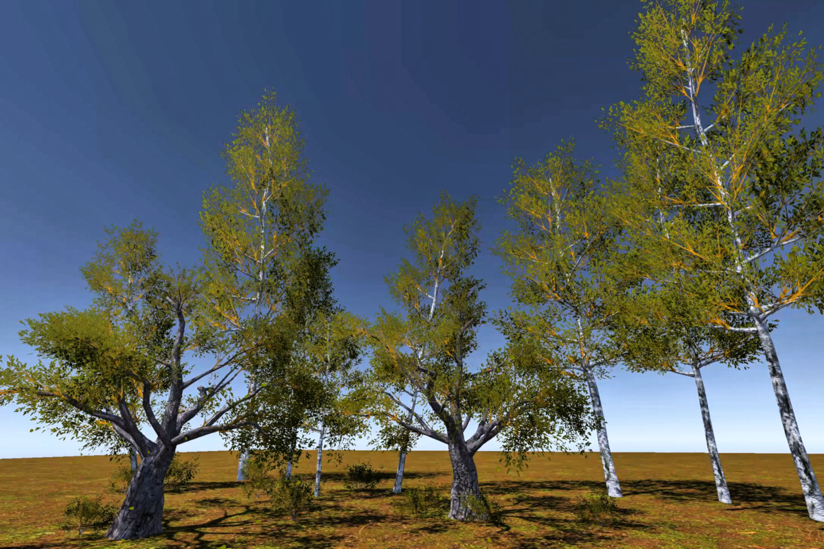 Interactive Foliage System: Seasons, SSS & Wind (URP)