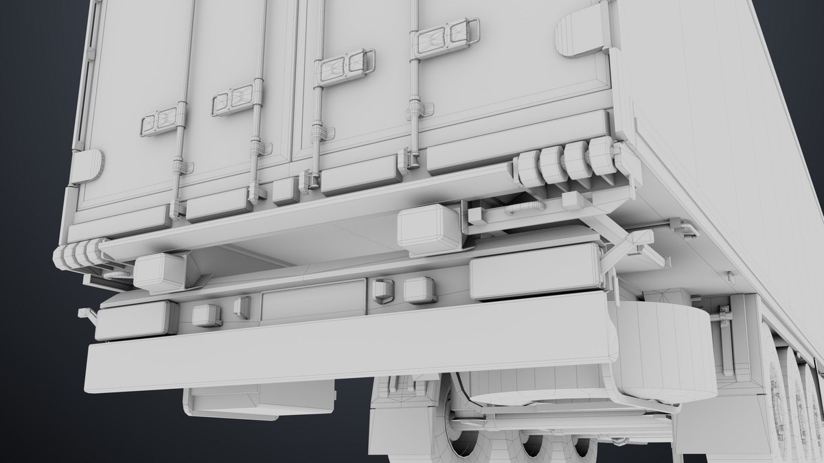 Refrigerator Trailer 05 URP HDRP Textures