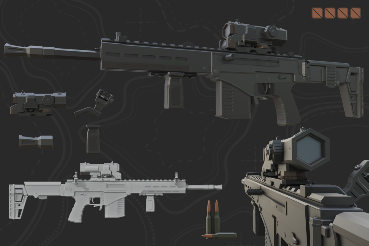 Low Poly Weapon Bundle Pack V