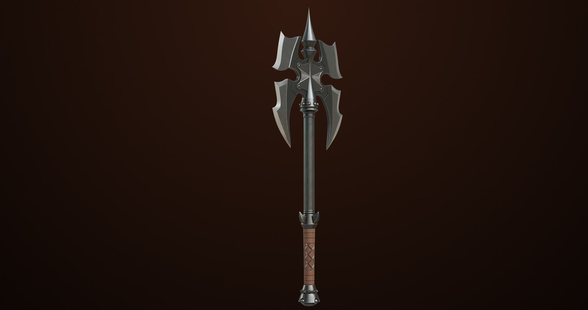 Battle Axe 03 URP HDRP Textures