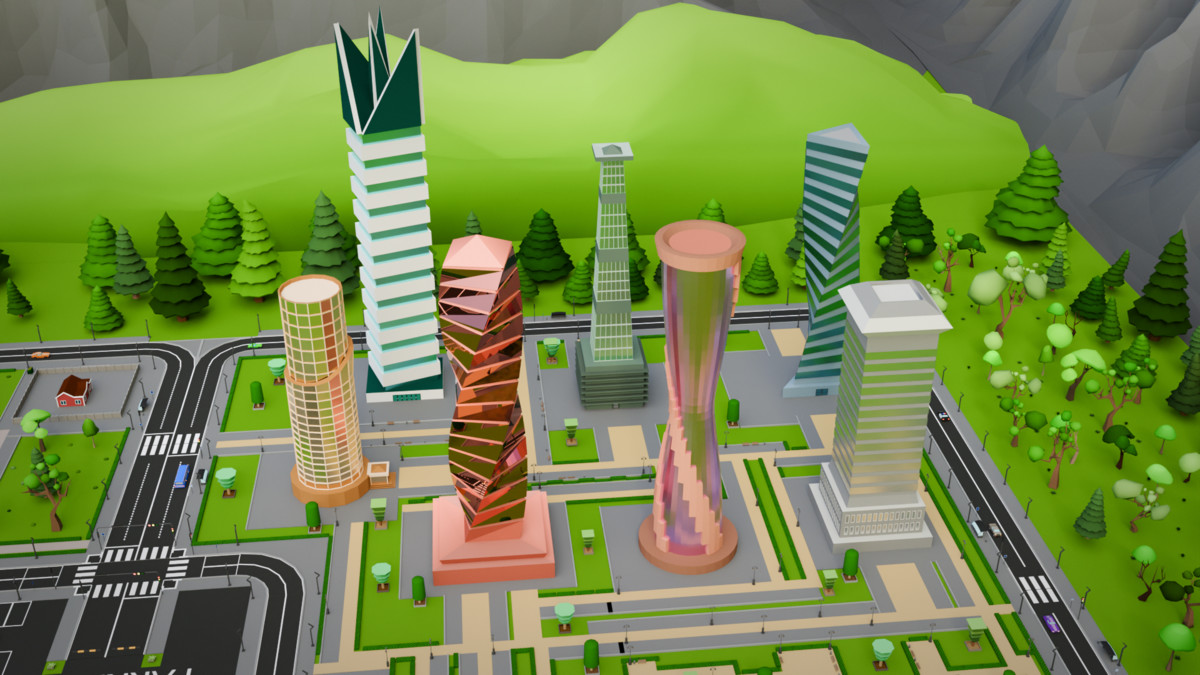 Low Poly City Pack - Mini World Studio
