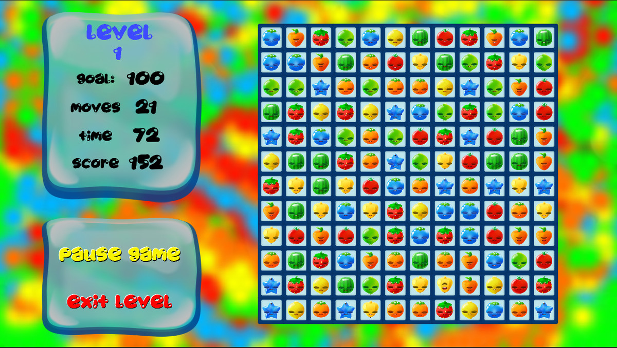 Match 3 Colors Game Template