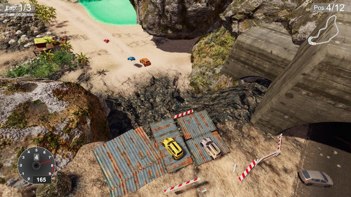 Top Down Car Racing : 3 Tracks Extension