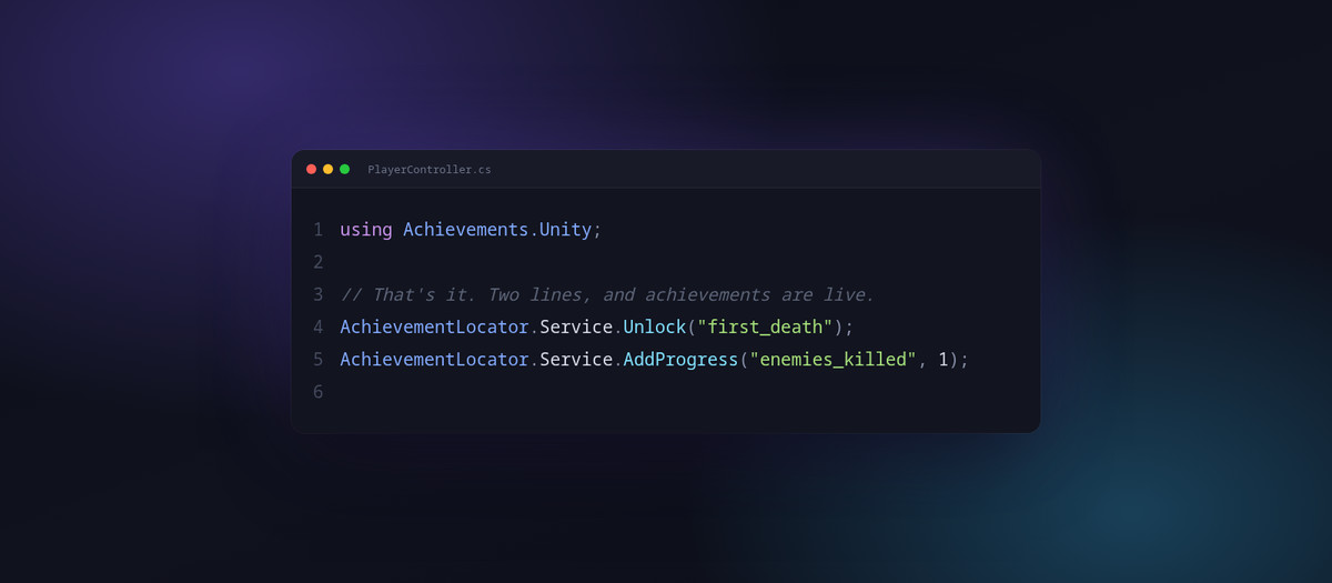 Achievement System - ZorCeDev