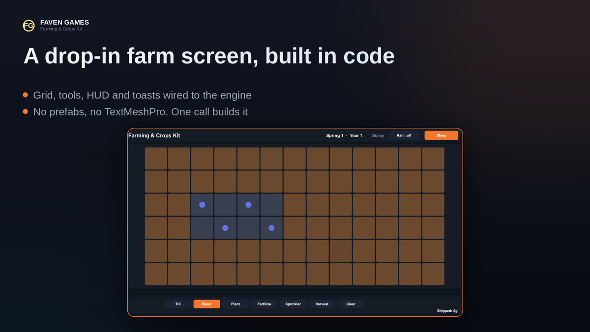 Farming & Crops Kit: Crops, Seasons, Growth & Harvest