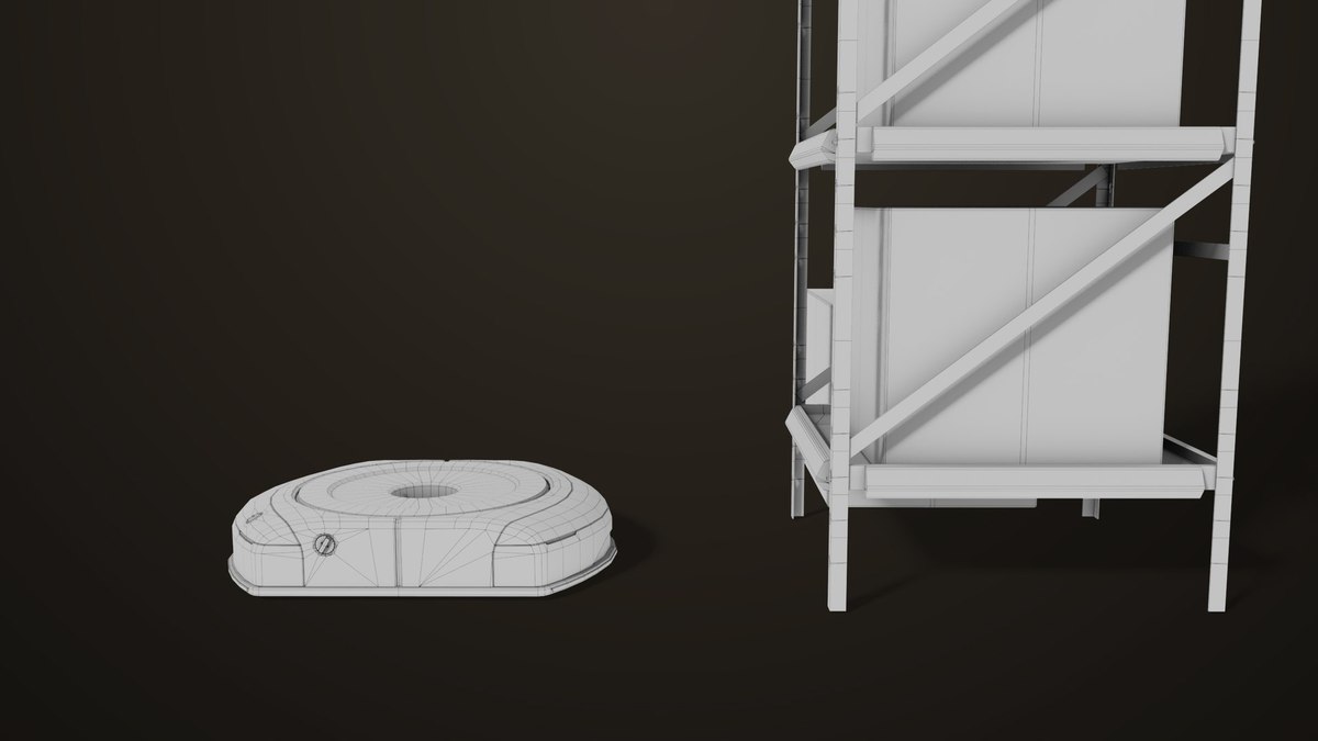 Warehouse Orange Robot Generic URP HDRP Textures